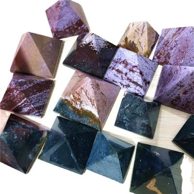 China Europe wholesale high quality ocean jasper pyramids for decoration for sale