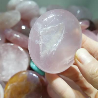 China China Peace Buckle Natural Rose Quartz Crystal Peace Buckle Pendant for sale