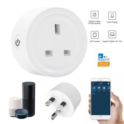 China Amazon Alexa High Quality Wireless Alexa UK Wifi Smart Plug Socket for sale