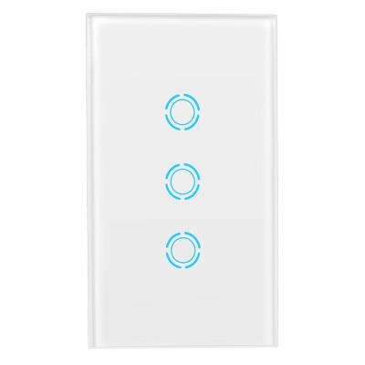 China OEM Alexa Home Automation Wall Electric Smart Wifi Shutter Tp Switch Link Classic Wireless Electric Wall Switch Wifi Home Smart Switch for sale