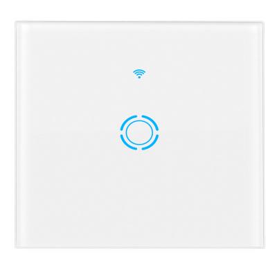 China Home Classic Wall Switch 240V OEM ODM Google Switch 240V WiFi Wireless Smart Electric Switch Alexa Glass Panel Remote Control LED Switch for sale