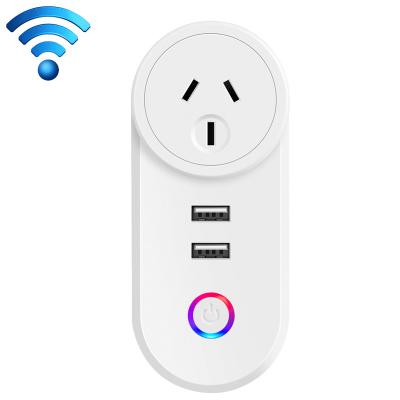 China Residential / General-Purpose Chaoran Remote Control Timer Australia Sockets Wall Outlet WiFi Smart Plugs 2 x USB TUYA for sale