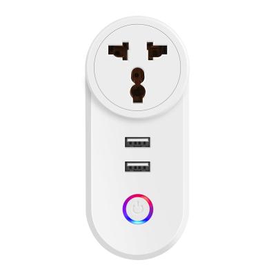 China Outdoor Link 220v Zigbee Socket India Alexa Wifi Power Socket Smart Home Tp Remote Control Fence Wholesale Residential/Multipurpose With USB for sale