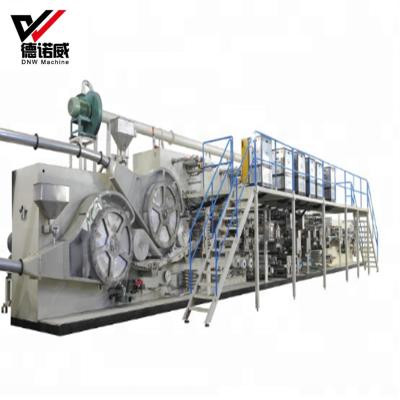 China China Supplier Newest CE approved Efficiency New small production line of Adult Diaper Machine for sale