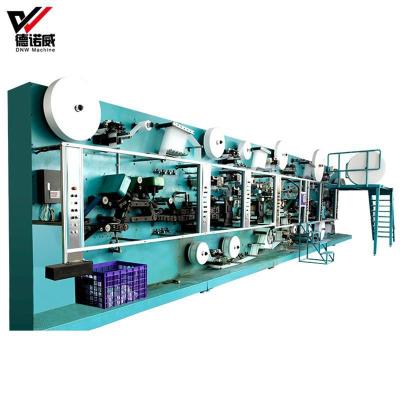 China High Performance Customized Comfortable Fitting OEM full servo adult diaper machine equipment for sale