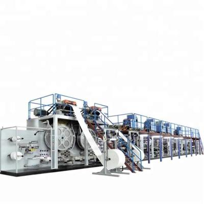 China Large Absorption equipment production line for diaper linings baby pant style diaper machine for sale