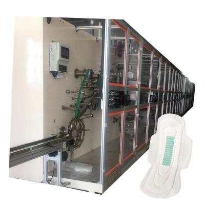 China Longitudinal Folding System OEM Customized Sanitary Napkin Packing Machine for sale