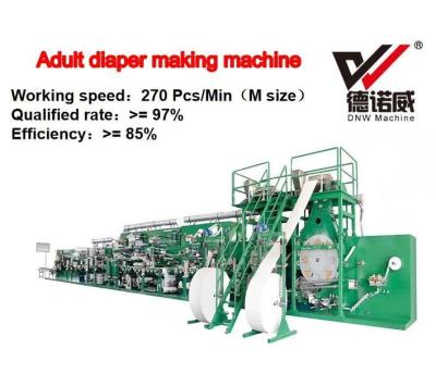 Cina Wholesale Customized Adult Diaper Machine in vendita