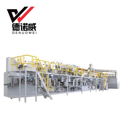 China Cheap Price No Minimum Sleep Pants Disposable full servo Baby Diaper making machine manufacture for sale