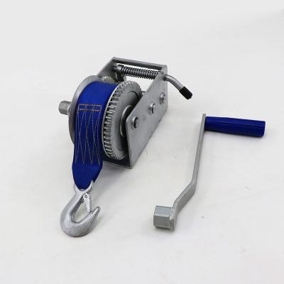 China Steel Yacht Accessories 2500 Kg Galvanized Trailer Winch With Handle For Boat Boat Accessories for sale