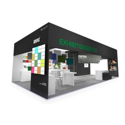 China Lightweight QUICK CONSTRUCTION 30MINS Custom Modular Trade Show Exhibits Fashion Booth for sale