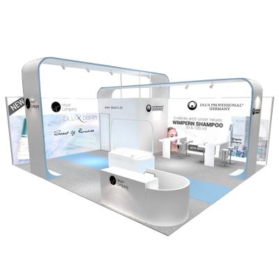 China IZEXPO 30MINS QUICK CONSTRUCTION Cosmetic Fair Booth Custom Design Portable Exhibition Booth for sale