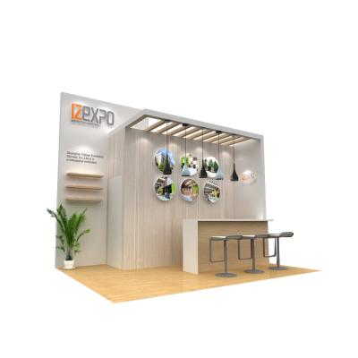 China Light weight 30 MINUTES trade show rack exhibition stand modular exhibition booth fast build&Reused for sale