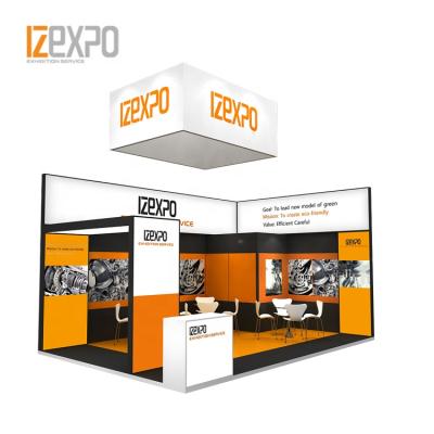 China IZEXPO 30MINS SET 10x20ft Lightweight Portable Modular Trade Show Booth Expo Stand for sale