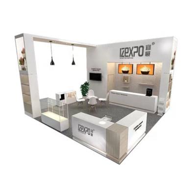 China IZEXPO QUICK CONSTRUCTION 6x6 Fair 30MINS Exhibition Booth Display Stand For Food Products for sale