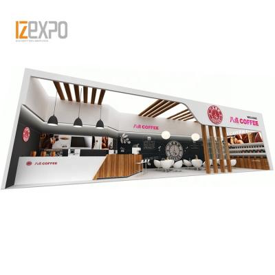 China IZEXPO QUICK BUILD Wooden Modular Exhibition Booth Contractor Just 30MINS for sale