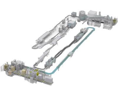 China Beverage Bottled Water Production Line / Beverage Layout for sale