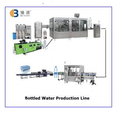 China 15000BPH Automatic Complete Food PET Bottle Ore Water Filler Filling Machine List Processing Line for sale