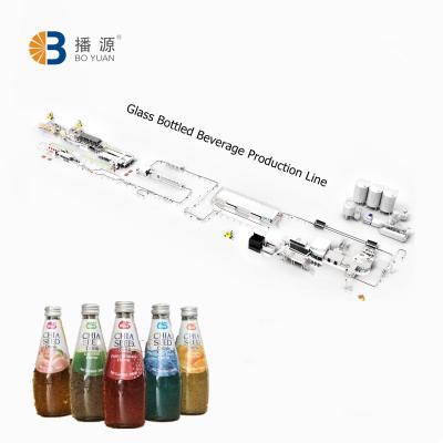 China Enery Saving Glass Bottle Beverage Production Line 9000BPH (300ml) for sale