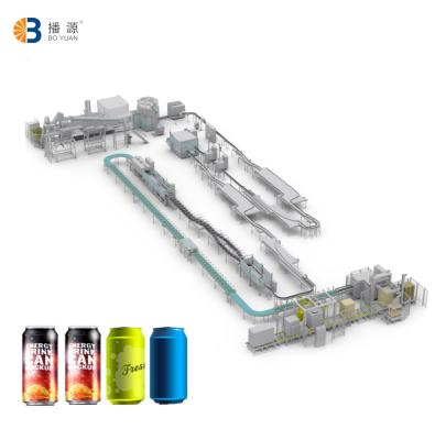 China 8000BPH Food Pop Can Beverage Production Line for sale