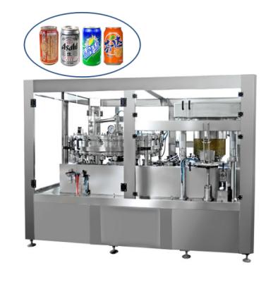 China 18000CPH DGD3006 Beer / Energy Saving Carbonated / Gas Contained Drinks Can Filling Sealing Machine for sale