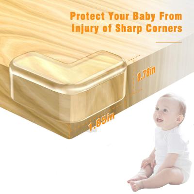 China Transparent ABS BMR Corner Protectors Ahesive Strong Corner Guard , Baby Safety Sharp Corner Protectors for sale