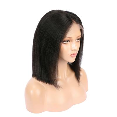 China Manufacturer Brazilian Straight Black Woman Short Bob Hair Wig Vendors for sale