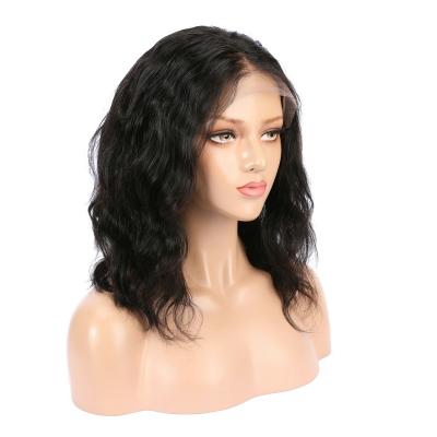 China Body Wave China Manufacturer Sale Short Brazilian Hair 12A Lace Front Wigs For Black Women for sale