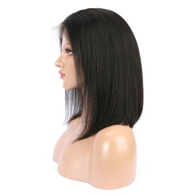 China Yaki 13x4 Lace Front Wig HD Invisible Full Lace Wig Hair Mix Transparent Wigs for sale