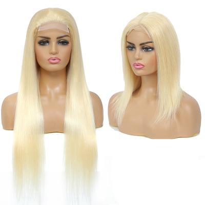 China Body Wave Wig 613 Blonde Wigs Silky Straight Wave Human Hair 13*4 Lace Wigs for sale