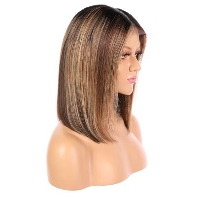 China Other Wholesale 13x6 13x4 Lace Bob Wig Headband , Pre Plucked Brazilian Human Hair Lace Front Wigs for sale