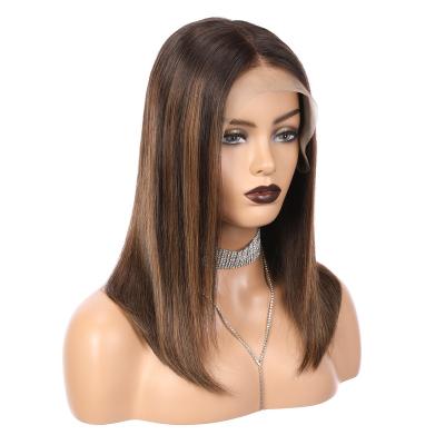 China Wholesale Straight Highlight T-Part 13*6 Lace Front Human Hair Wig Fwig For Women for sale