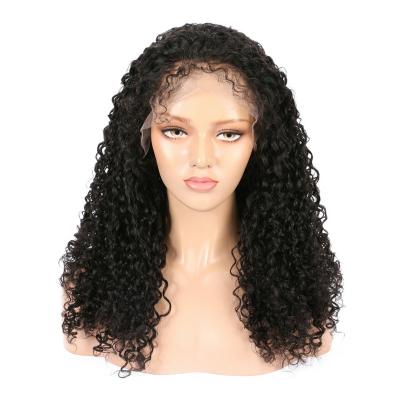 China Kinky Curl Lace Front Wigs Natural Human Hair Peruvian Lace Wig for sale