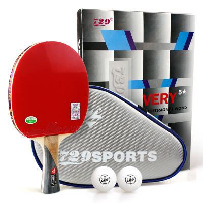 China Friendship 729 Professional Student Table Tennis Racket Durable Star Straight And Horizontal Shot V-5 for sale