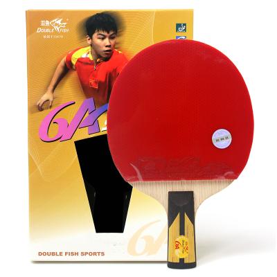 China Star 6A Double Fish Table Tennis Racket 6 Professional Level Single Table Tennis Bat Durable Table Tennis Board for sale