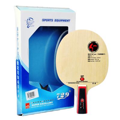 China Durable Friendship 729 Professional Ping Pong Racket Ladies Z-2 5 Wood Plus Carbon 2 for sale