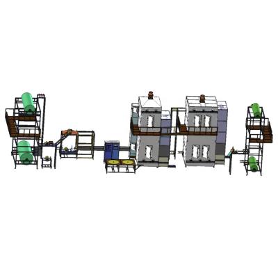 China Factory Zhongrui Textile Machinery Premium Hook And Loop Coating Starch Finishing Glue And Drying Machine Setting For Tape for sale