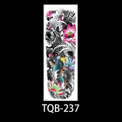 China New Design TQB201-240 Extended ARM Waterproof Temporary NO-Toxic Water Transfer Men's Temporary Tattoo Stickers for sale