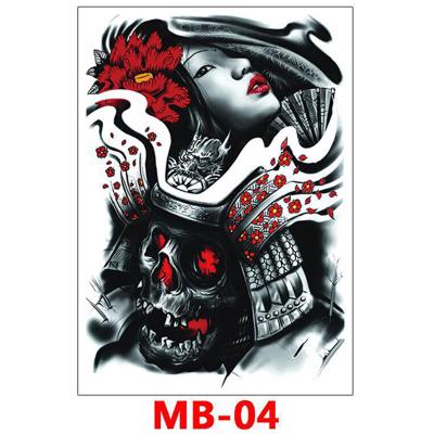 China MB01-39 Temporary Full Back Personalized Animals Long Lasting Tattoo Stickers for sale