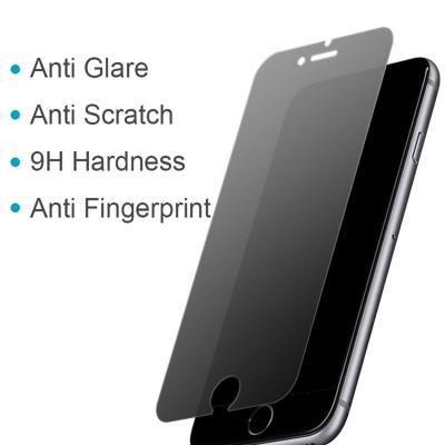 China 4.7 Inch Matte IPhone Anti Glare Glass Screen Protector Anti Oil Case Friendly for sale