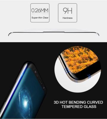 China 0.33mm Thick 2.5 D Tempered Glass Screen Protector Full Cover Smooth Touch Feeling for sale