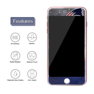 China 3D Curved Tempered Glass Colored Screen Protector 9H Hardness Waterproof for sale