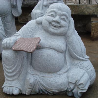 China Modern Granite Stone Funny Monk Buddha Statues for sale