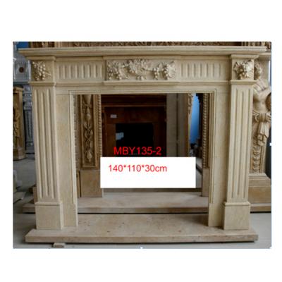 China EUROPEAN home furniture wholesale marble artificial fireplace for sale for sale