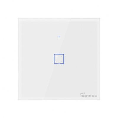 China Smart Home Appliance Sonoff T1 1C WiFi RF433 APP / UK Panel Wall Touch Control 3 Strip 86 Lamp Switch Type for sale