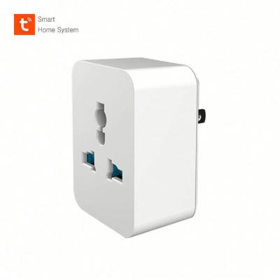 China Google Assitance Ordered High Quality Universal Portable Smart Plug Power Socket Smart Works With TUYA Smart Life for sale