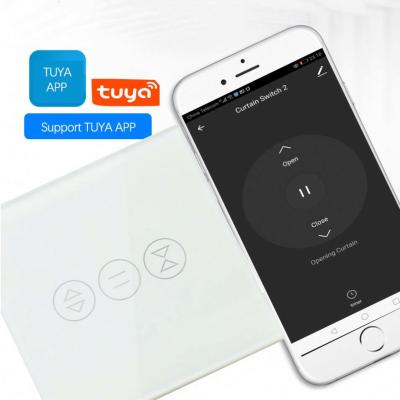 China Tuya Smart Home Life Timer Wifi Curtain Shutter Remote Control Switch WIFI Curtain Switch For Home Automation for sale