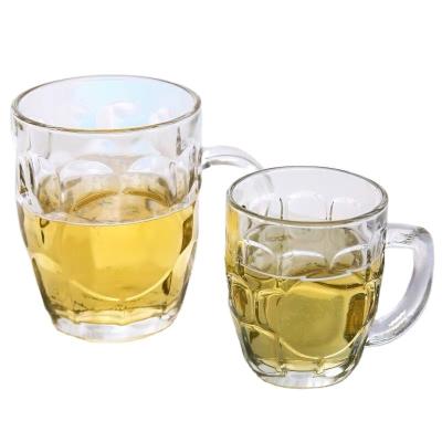 China CLASSIC Most Popular Design Unbreakable Glass Beer Bottle Mug Tumbler With Handle for sale