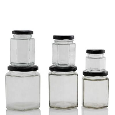 China Multi Size Food Glass Storage Jar Square Stainless Steel Lid Various Promotional Durable Clear Freshness Storage Container Exclusive Glass Jars for sale