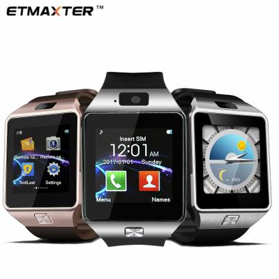 China Smart Watch DZ09 Touch Screen ETMAXTER Sports Wireless Smartwatch Micro SIM Card For Mobile BT Camera Phone Watch Retail Package for sale